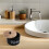 Round Wooden Laundry Beads Storage Container with Lid 50pcs 6