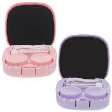 2sets Case Travel Cosmetic Lens Carrying Box