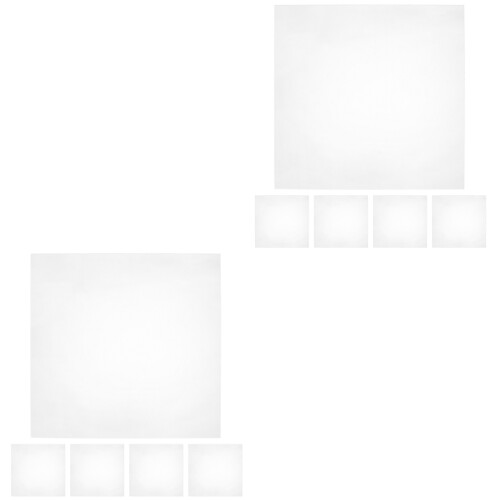 10pcs Clear Acrylic Sheets Square DIY Craft Signs 2