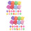 100pcs Colorful Foam Building Blocks Square Cube Teaching Aid 9