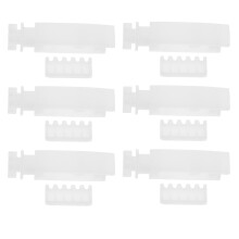 24 Sets Adjustable Vertical Blind Stem Replacement Kit White Plastic