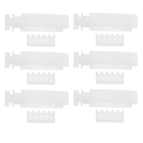 24 Sets Adjustable Vertical Blind Stem Replacement Kit White Plastic
