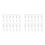 24 Sets Adjustable Vertical Blind Stem Replacement Kit White Plastic 8