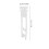 24 Sets Adjustable Vertical Blind Stem Replacement Kit White Plastic 11
