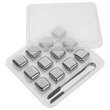 1Set Reusable Whiskey Stones Silber Ideal Für Bargebrauch