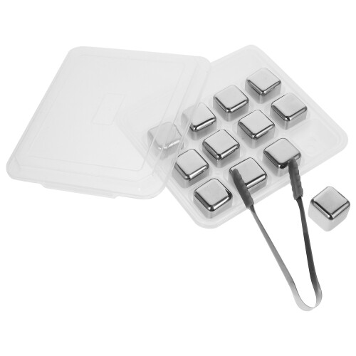 1Set Reusable Whiskey Stones Silber Ideal Für Bargebrauch 2