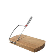 Cheese Board Wood Cheese Slicer Multifunction Manual Anti-Slip Cutting Board for Tofu Cheese Ham Biltong Jerky