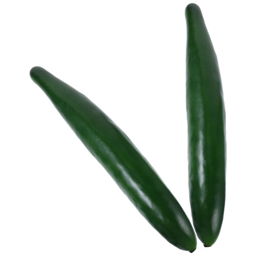 6Pcs Foam Simulation Cucumber Models Green Display Ornaments