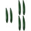 6Pcs Foam Simulation Cucumber Models Green Display Ornaments 8