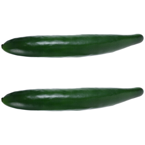 6Pcs Foam Simulation Cucumber Models Green Display Ornaments 1