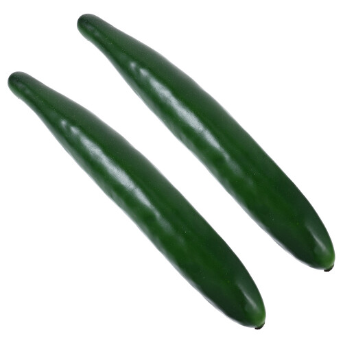 6Pcs Foam Simulation Cucumber Models Green Display Ornaments 2