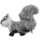 3pcs Furry Squirrel Ornament Plush Decoration 1