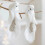 Set of 2 Beautiful Feathered Birds Christmas Tree-White 7