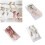 Set of 2 Beautiful Feathered Birds Christmas Tree-White 4