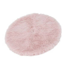 Large Christmas Tree Skirt Soft Long Pile Fabric Plush-Pink L