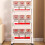 Space Saving Narrow Bookshelf Movable-5 layers without cov 6