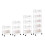 Space Saving Narrow Bookshelf Movable-5 layers without cov 2
