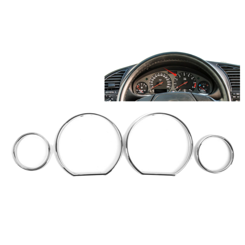 Car Front Instrument Trim Frame Speedometer Dial Ring Bezel for 1