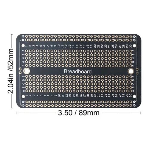 Dobbeltsidig PCB-kort prototypesett DIY-sveising 5 stk. 2