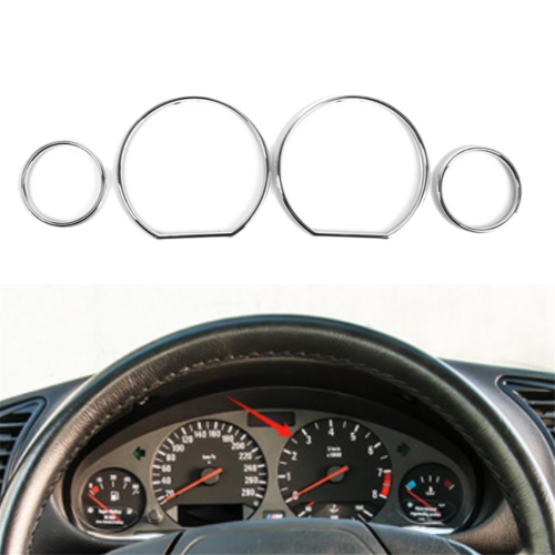 Car Front Instrument Trim Frame Speedometer Dial Ring Bezel for 2