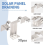 30 stk. dreneringsspenne for solcellepaneler, 35 mm 3