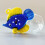 Glass Floating Fish Decorative Hanging Aquarium-Bubble fish B 6