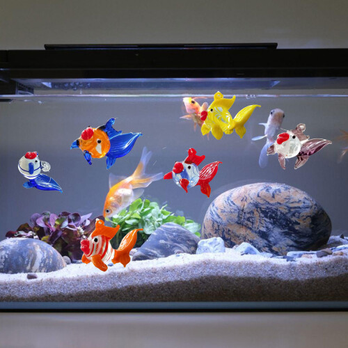 Glass Floating Fish Decorative Hanging Aquarium-Bubble fish B 2