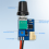 2PCS DC12V 4 ακίδων PWM πλακέτα ελέγχου ταχύτητας ανεμιστήρα με διακόπτη κουμπιού 3