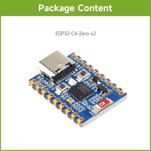 2 stk. ESP32 udviklingskort ESP32-C6 Mini udviklingskort 1