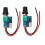 2PCS DC12V 4 ακίδων PWM πλακέτα ελέγχου ταχύτητας ανεμιστήρα με διακόπτη κουμπιού 1