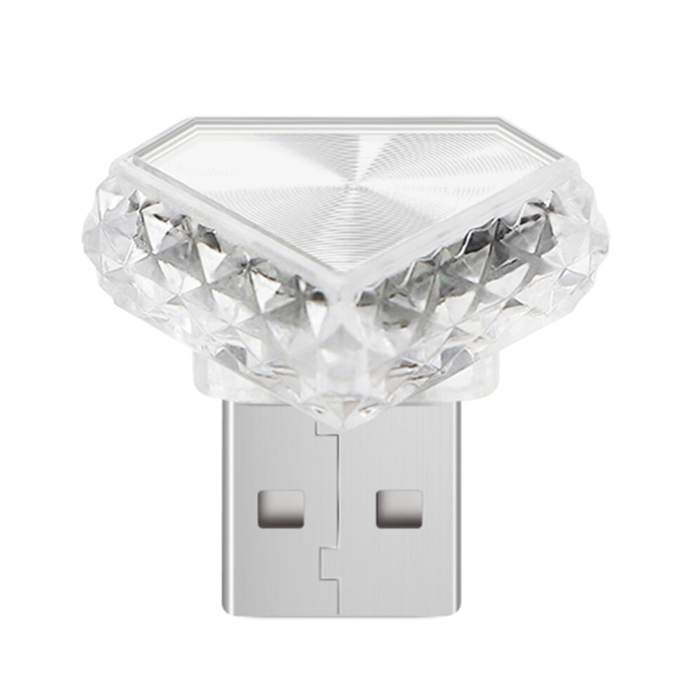 Usb 5V Power Led For Car Interiors And Bedrooms, Touch Switch, 6 Colors, 4 Ing Effects, Triangle Light/Red 6038364087652
