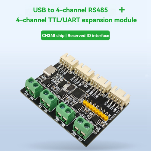 USB til 4-vejs RS485 + 4-vejs TTL / UART konvertermodul 1