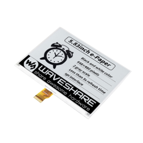 5.83inch E-Ink Display HAT for 648x480 1