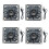 4 module cameră 100 grade 1MP OV9732 1280x720 30fps 1