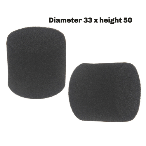 2 st svampplugg för högtalarportrör basreflexrör 33x50mm 1