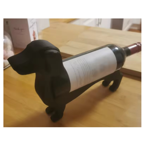 Sausage Dog Wine Bottle Holder ABS Plastic Stable Sturdy Rack 1