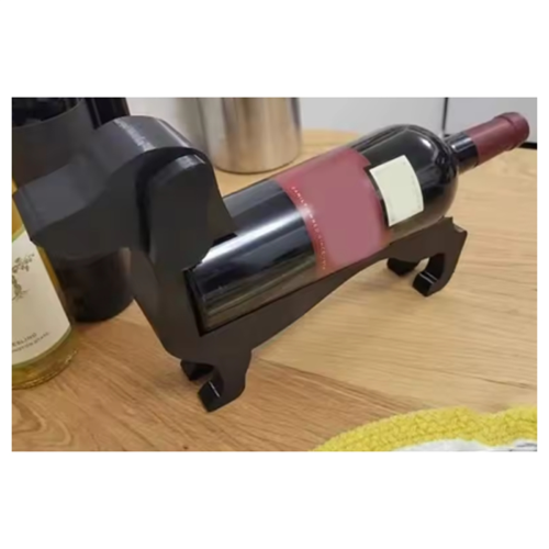 Sausage Dog Wine Bottle Holder ABS Plastic Stable Sturdy Rack 2