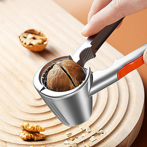Handheld Chestnut Opener Nut Cracker Tool, Multi-Purpose Kitchen Utensil for Walnuts, Pecans, Almonds, Durable Design 2