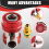 R134A Auto Airconditioner Fluoride Converter Snelkoppeling Rood 7