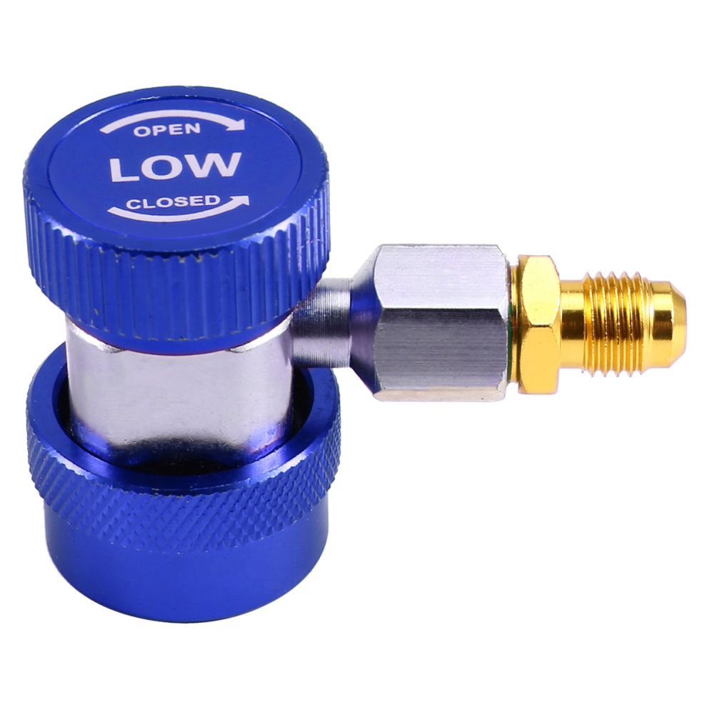 R134a Car Air Conditioner Fluoride Converter Quick Coupler Blue 4711175565121