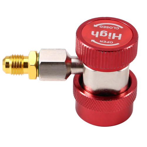 R134A Auto Airconditioner Fluoride Converter Snelkoppeling Rood