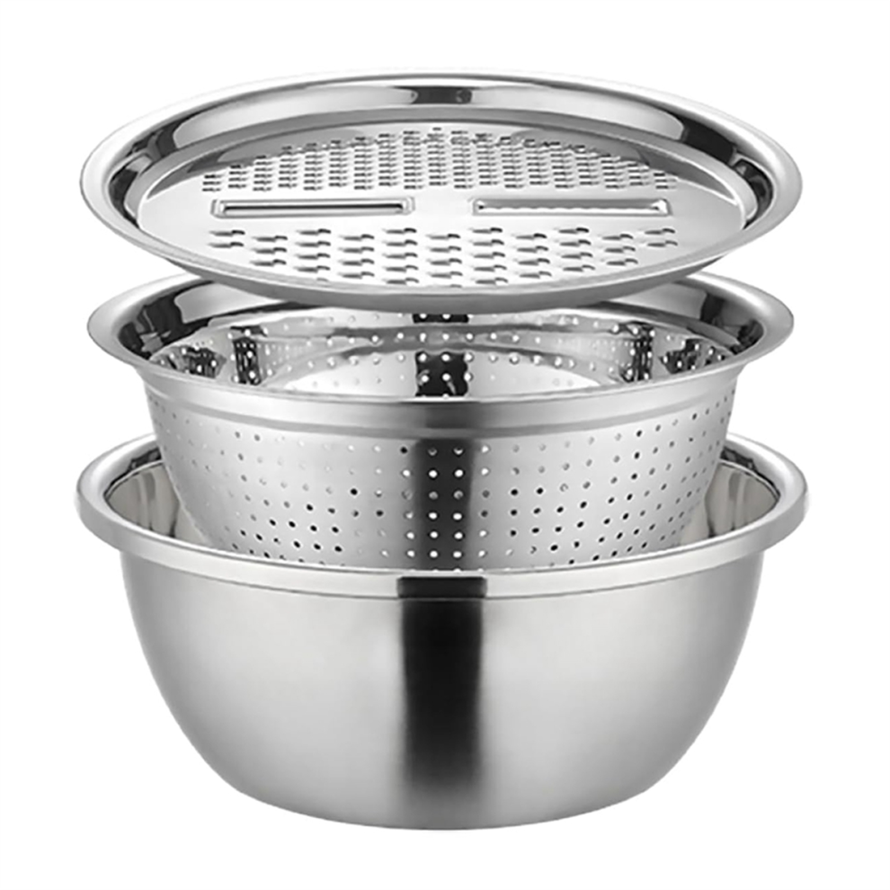 Stainless Steel Colander Strainer 3-In1 Multifunctional-image-OPC-PKBJBDX-NEW