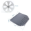 7inch Empty Take Up Reels Storage Box with 6-Hole Empty Takeup Reel A 6