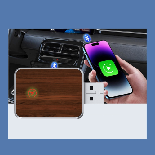 Adaptor Carplay cu fir la wireless pentru iOS Android, argintiu 1