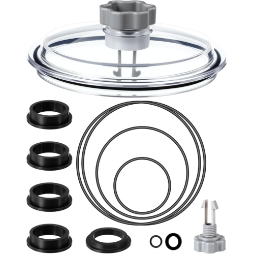 SF80110-1 Lövfälllock med O-ringar och ventil, sandfilterpump