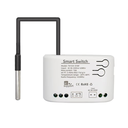 Smart WiFi Temperature Switch Passive Dry Contact Relay A