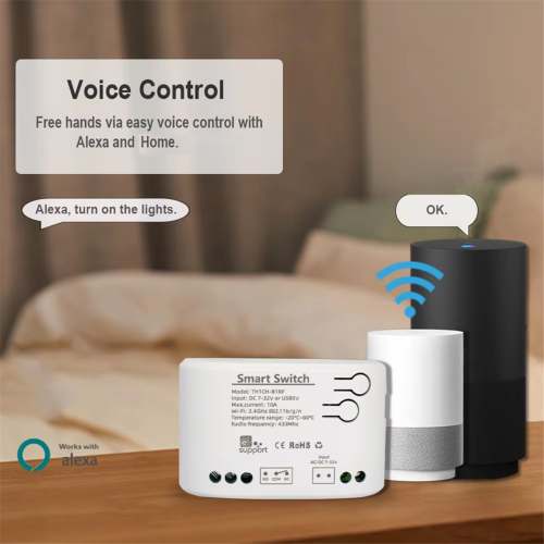 Smart WiFi Temperature Switch Passive Dry Contact Relay A 1