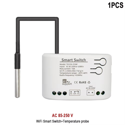 Smart WiFi Temperature Switch Passive Dry Contact Relay A 2