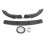 3 Sections Front Bumper Lip Diffuser Sturdy Front Bumper Lip Spoiler Replacement for Benz A?Class W176 Standard Pre?facelift Carbon Fiber Style 1