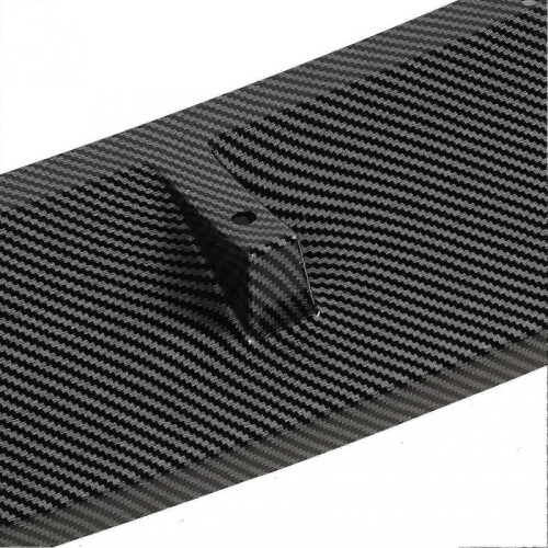 3 Sections Front Bumper Lip Diffuser Sturdy Front Bumper Lip Spoiler Replacement for Benz A?Class W176 Standard Pre?facelift Carbon Fiber Style 2